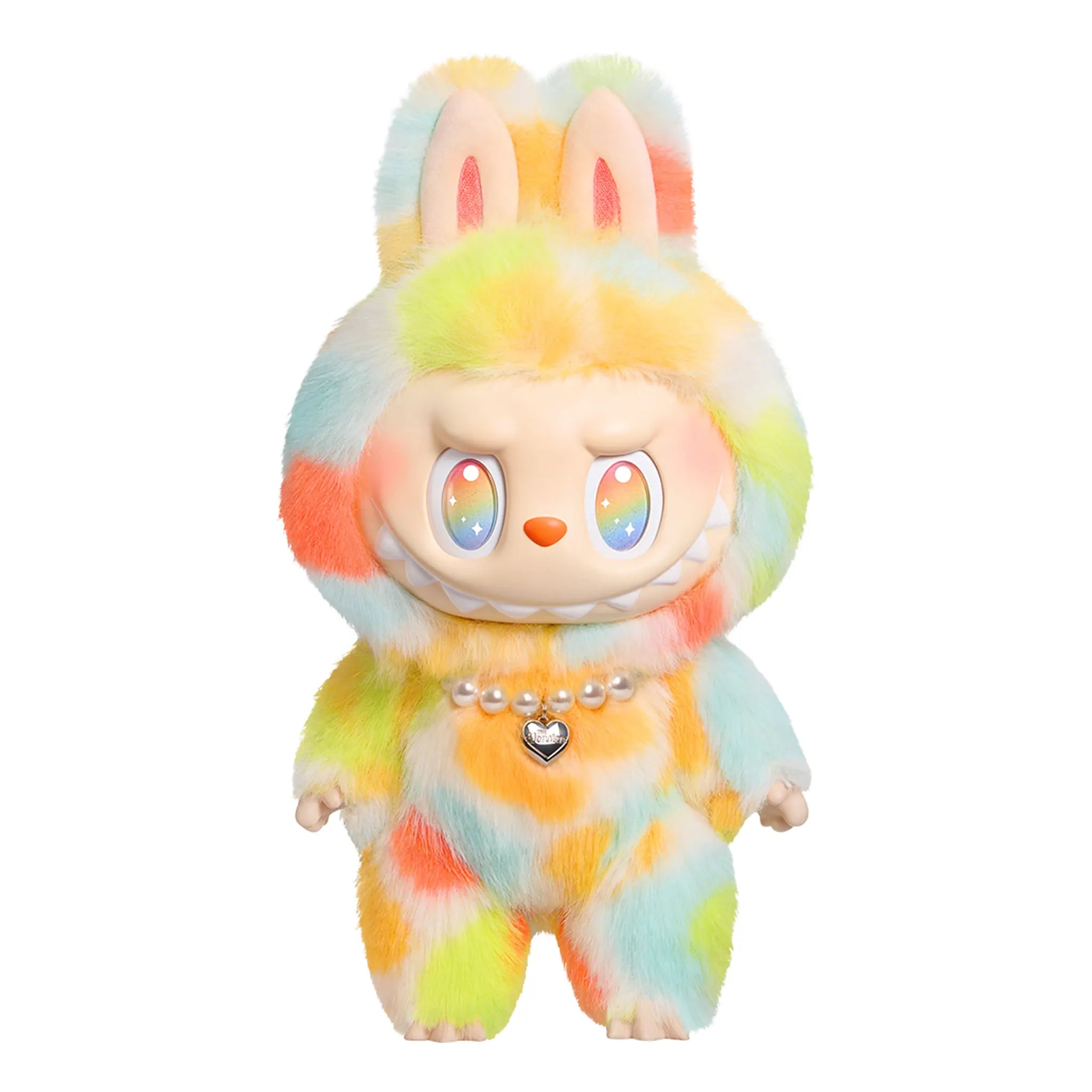 Front View of Pop Mart Labubu The Monsters Big into Energy Series Vinyl Plush Rock The Universe Doll (Single)